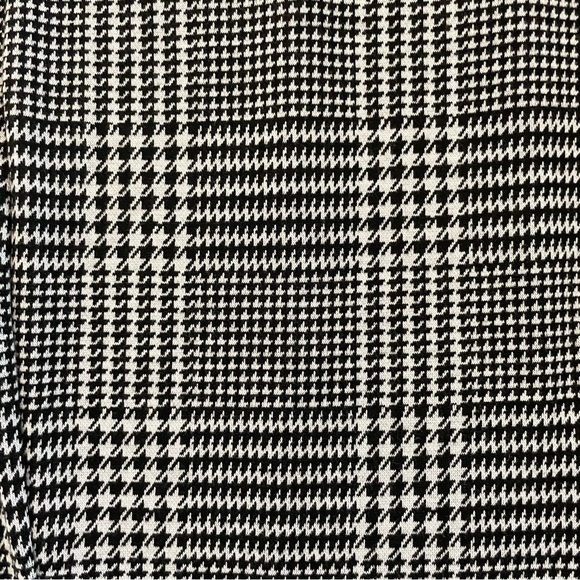 Jessica midi black and white plaid skirt - Picture 2 of 3